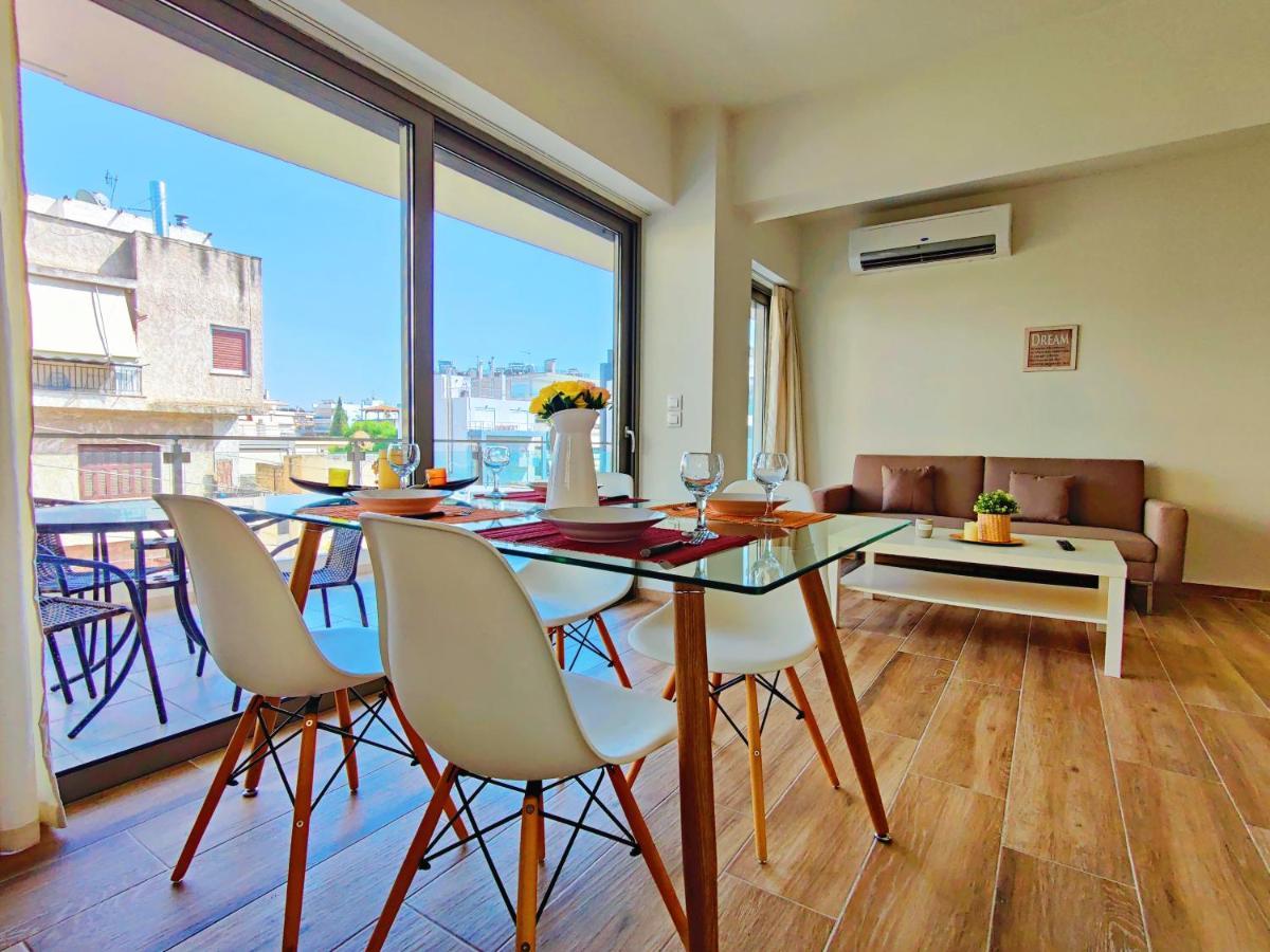 Wsd Luxury Bright 2Bd Apt With Sea View Balcony Атина Екстериор снимка