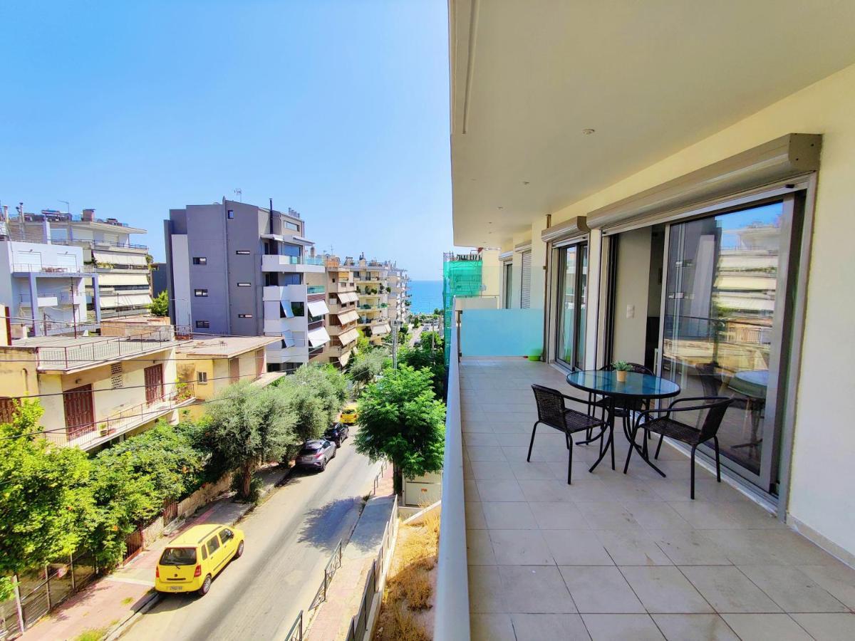 Wsd Luxury Bright 2Bd Apt With Sea View Balcony Атина Екстериор снимка